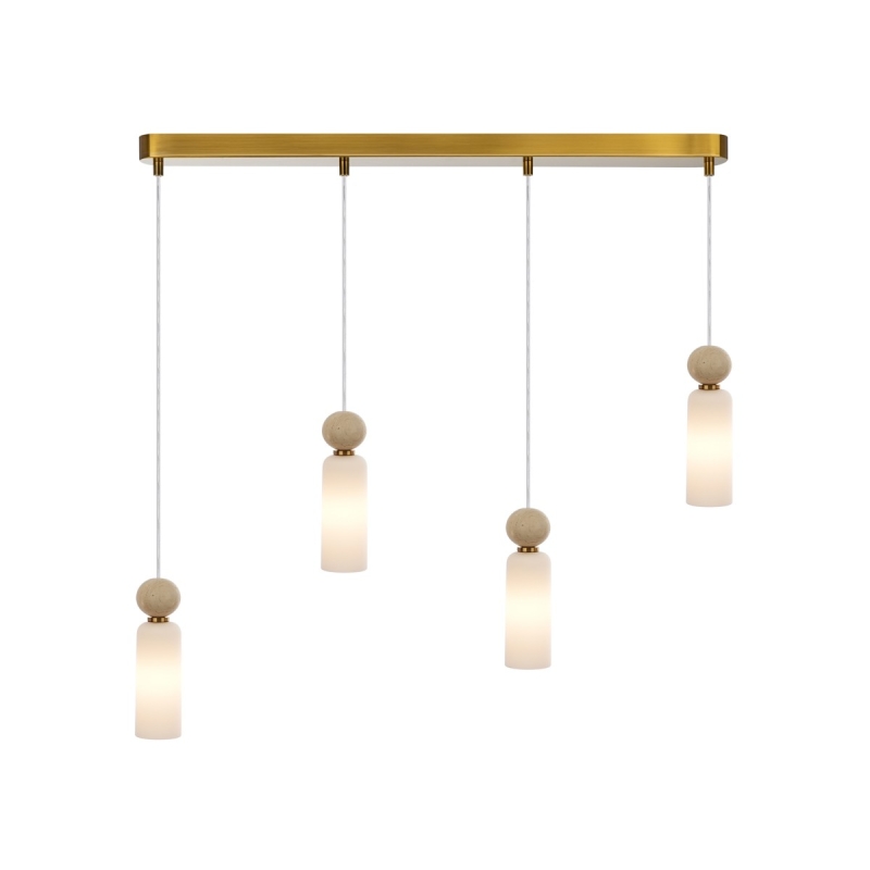 Lampa wisząca Santos PND-95331-4-BRSS