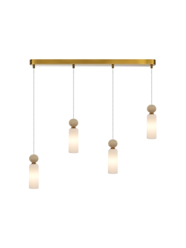 Lampa wisząca Santos PND-95331-4-BRSS