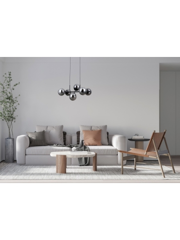 Lampa wisząca Molite PND-1098-6-BK