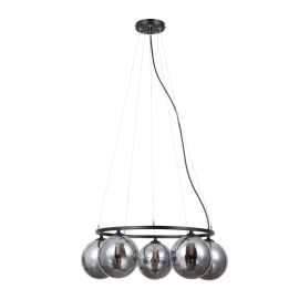 Lampa wisząca Molite PND-1098-5R-BK