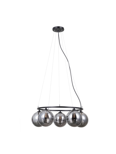 Lampa wisząca Molite PND-1098-5R-BK