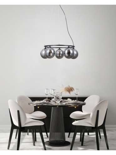 Lampa wisząca Molite PND-1098-5R-BK