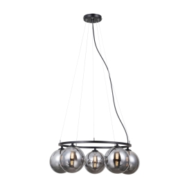 Lampa wisząca Molite PND-1098-5R-BK