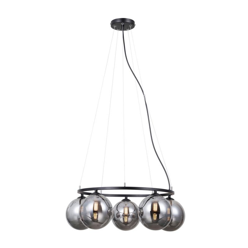 Lampa wisząca Molite PND-1098-5R-BK