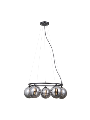 Lampa wisząca Molite PND-1098-5R-BK