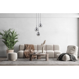 Lampa wisząca Meolo PND-40825-3-BK