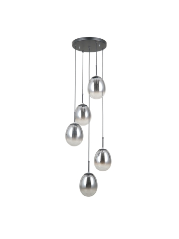 Lampa wisząca Meolo PND-40825-5-BK