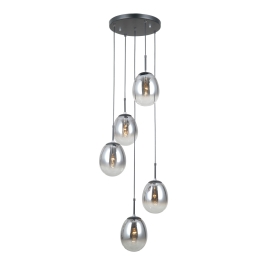 Lampa wisząca Meolo PND-40825-5-BK