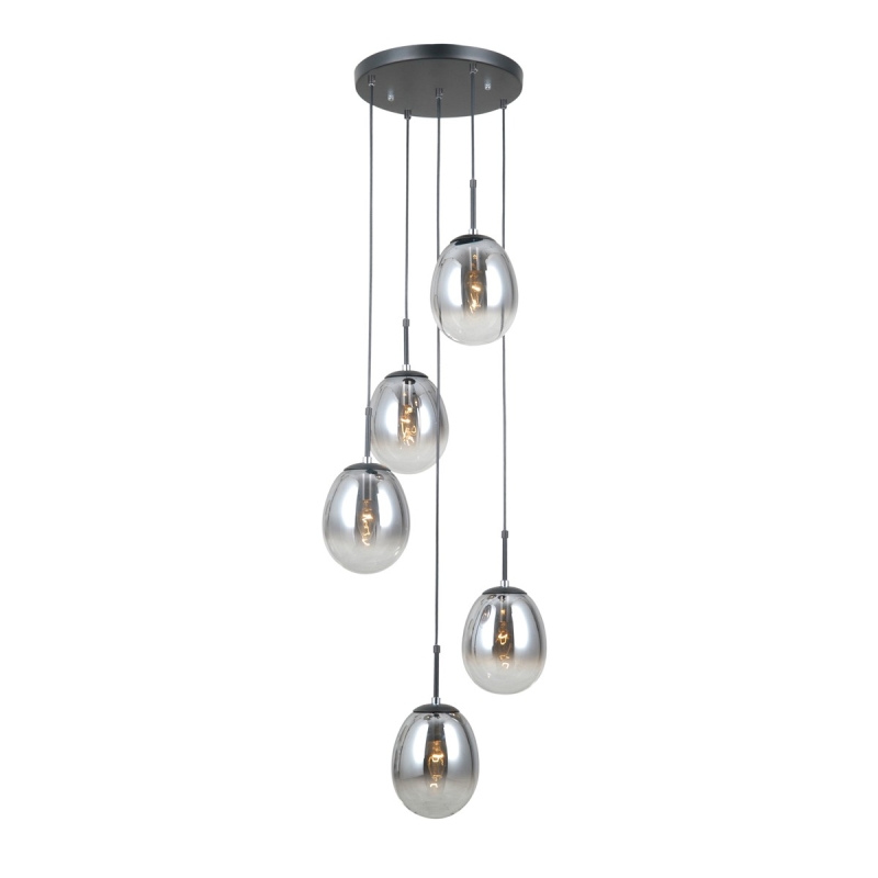 Lampa wisząca Meolo PND-40825-5-BK
