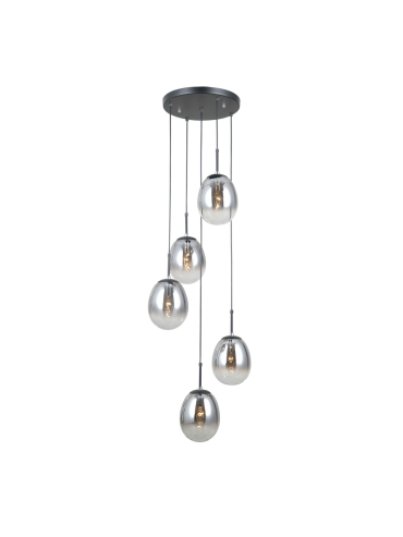 Lampa wisząca Meolo PND-40825-5-BK