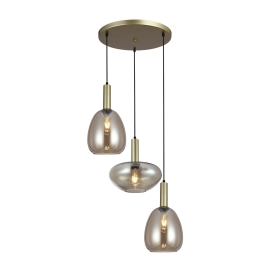Lampa wisząca Gater PND-23541-3-GD-CH