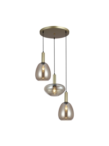 Lampa wisząca Gater PND-23541-3-GD-CH