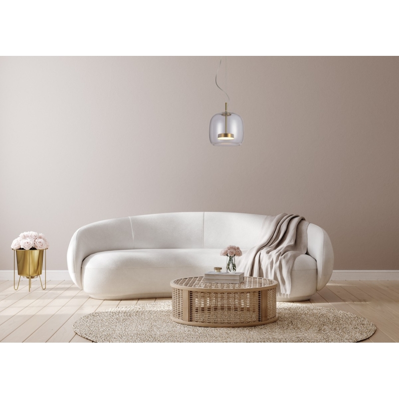 Lampa wisząca Caste PND-17760A-BRSS-CL