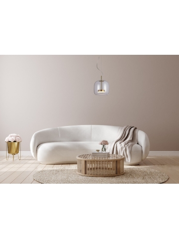 Lampa wisząca Caste PND-17760A-BRSS-CL