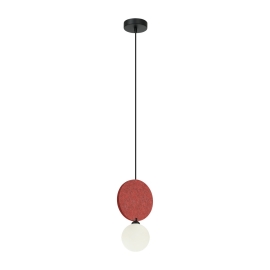 Lampa wisząca Andrea PND-59779-1M-RED