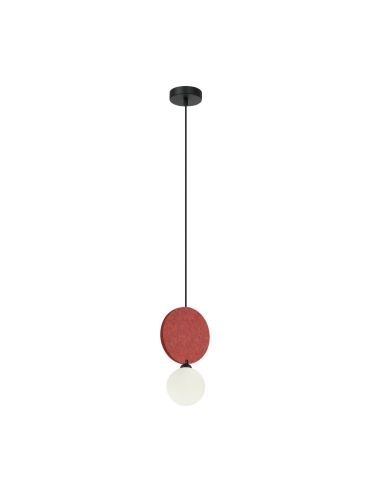 Lampa wisząca Andrea PND-59779-1M-RED