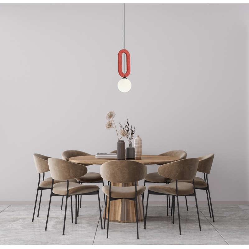 Lampa wisząca Masso PND-59839-1-RED