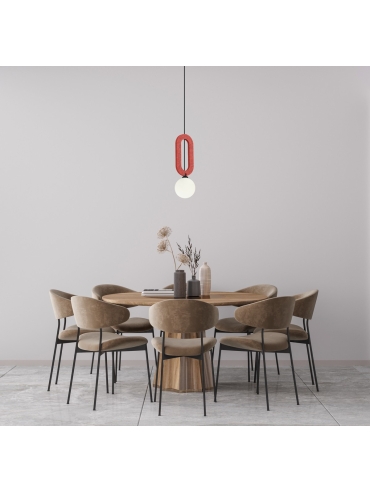 Lampa wisząca Masso PND-59839-1-RED
