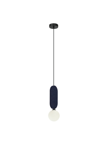 Lampa wisząca Lorenzo PND-59815-1-BLU