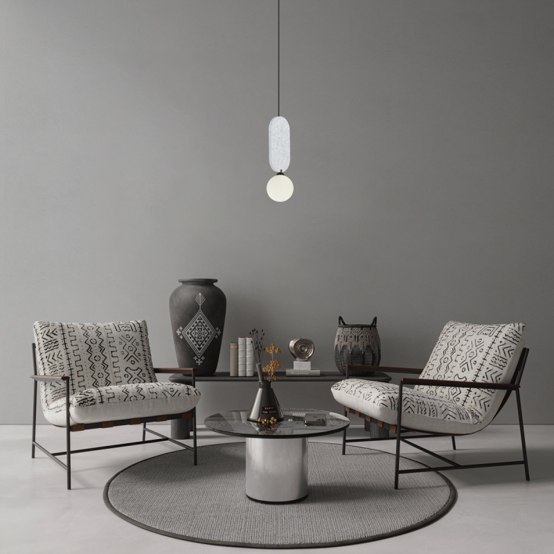 Lampa wisząca Lorenzo PND-59815-1-LGR