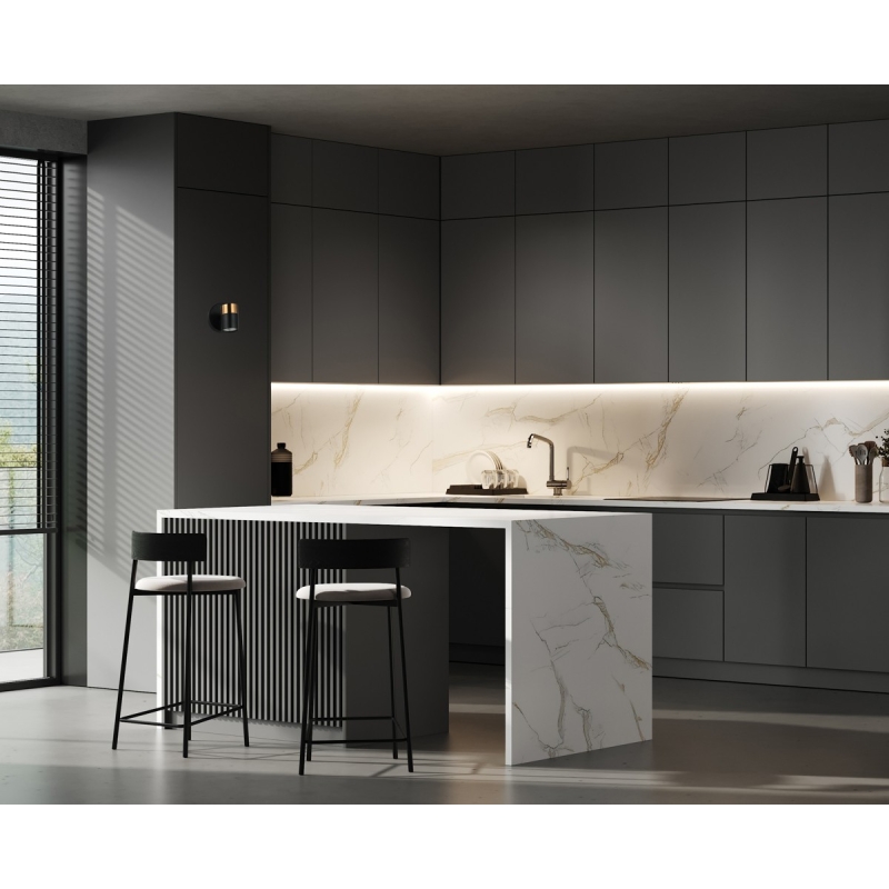 Kinkiet Elice WL-58892-1-BK-BRO