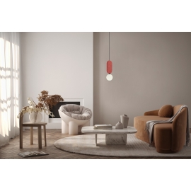 Lampa wisząca Lorenzo PND-59815-1-RED