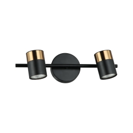 Kinkiet Elice WL-58892-2-BK-BRO