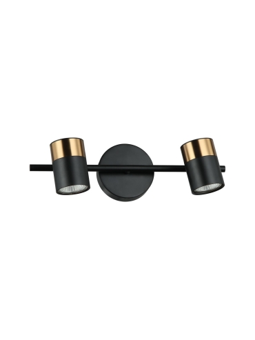 Kinkiet Elice WL-58892-2-BK-BRO