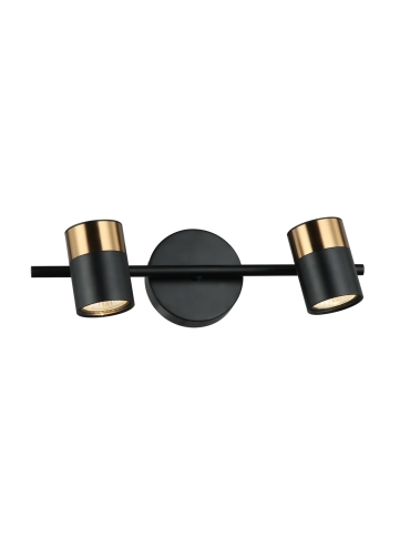 Kinkiet Elice WL-58892-2-BK-BRO