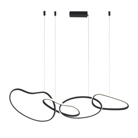 Lampa wisząca Fonte PND-22412-S4-BK