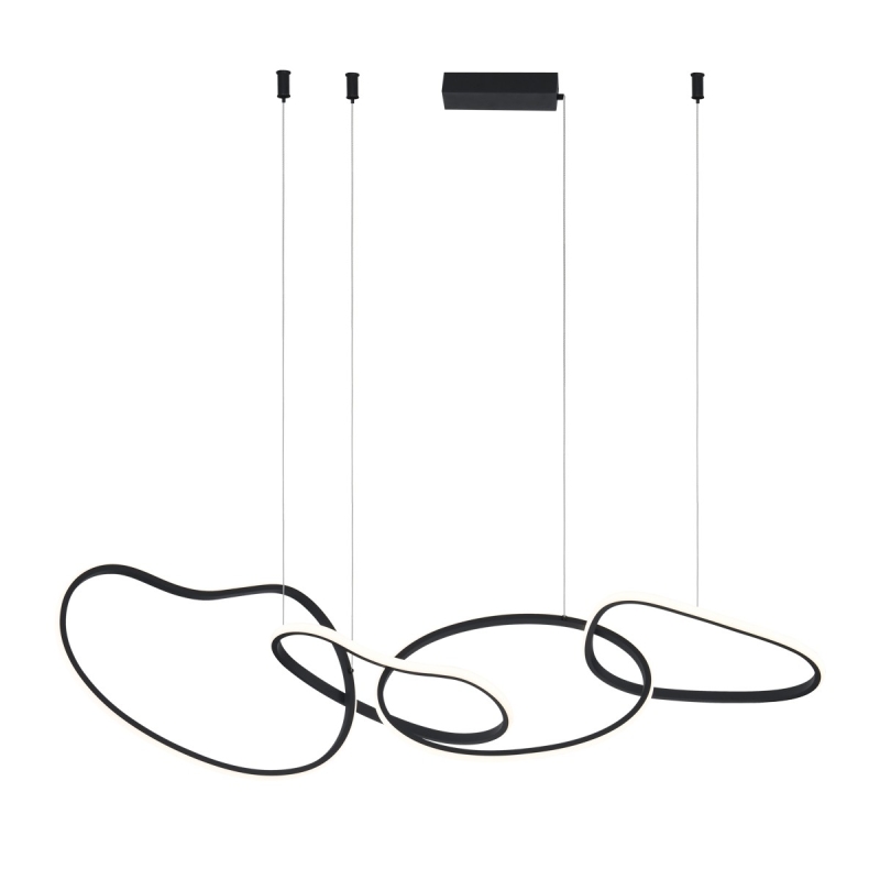 Lampa wisząca Fonte PND-22412-S4-BK