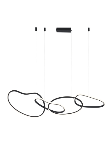 Lampa wisząca Fonte PND-22412-S4-BK
