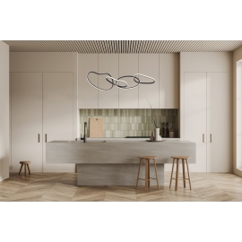 Lampa wisząca Fonte PND-22412-S4-BK
