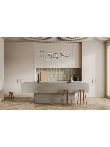 Lampa wisząca Fonte PND-22412-S4-BK