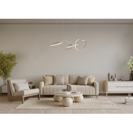 Lampa wisząca Fonte PND-22412-S4-GD