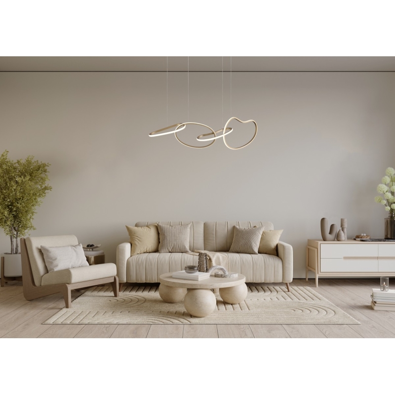 Lampa wisząca Fonte PND-22412-S4-GD