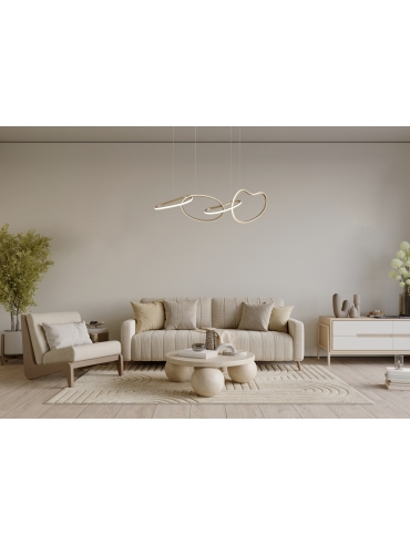 Lampa wisząca Fonte PND-22412-S4-GD