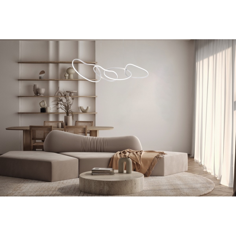Lampa wisząca Fonte PND-22412-S4-WH