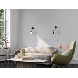 Kinkiet Meolo WL-40825-1-BK