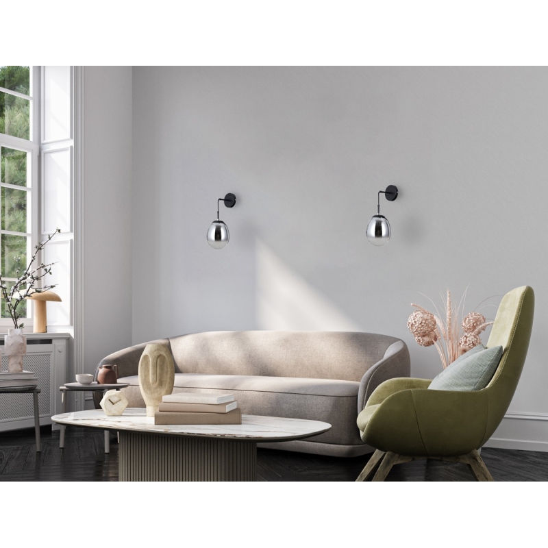 Kinkiet Meolo WL-40825-1-BK