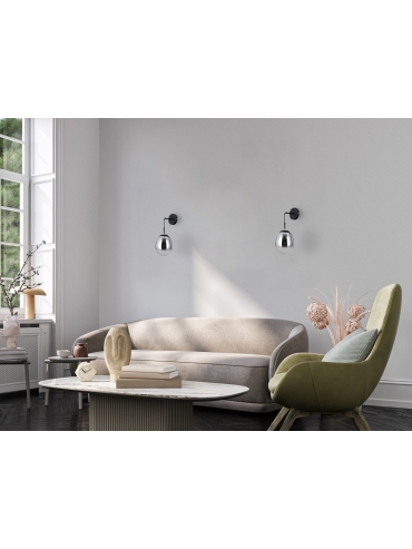 Kinkiet Meolo WL-40825-1-BK