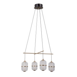 Lampa wisząca Alani PND-34375-4-BK