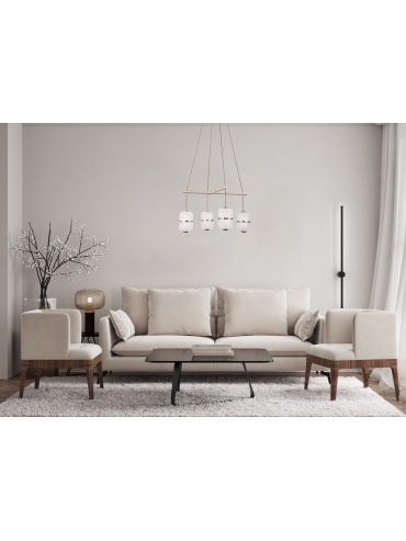 Lampa wisząca Alani PND-34375-4-BK