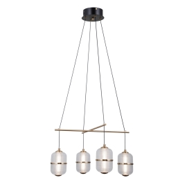 Lampa wisząca Alani PND-34375-4-BK
