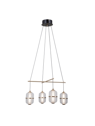 Lampa wisząca Alani PND-34375-4-BK
