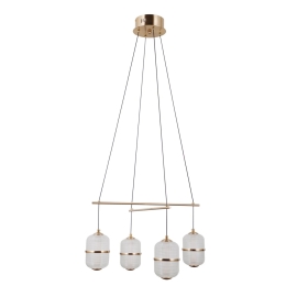 Lampa wisząca Alani PND-34375-4-HBR