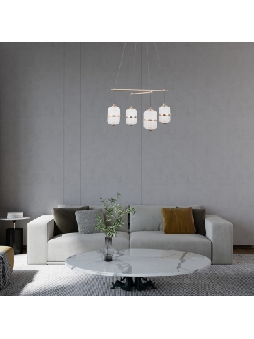 Lampa wisząca Alani PND-34375-4-HBR