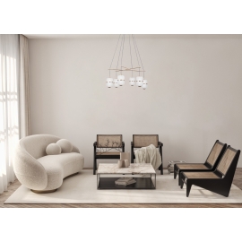 Lampa wisząca Alani PND-34375-6-BK