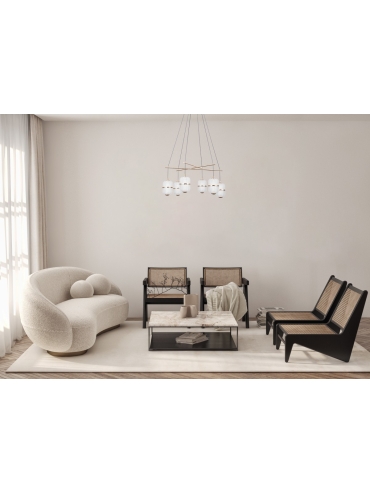 Lampa wisząca Alani PND-34375-6-BK