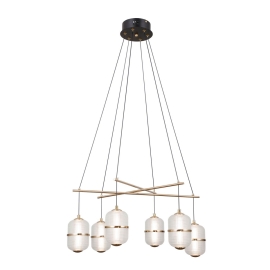 Lampa wisząca Alani PND-34375-6-BK
